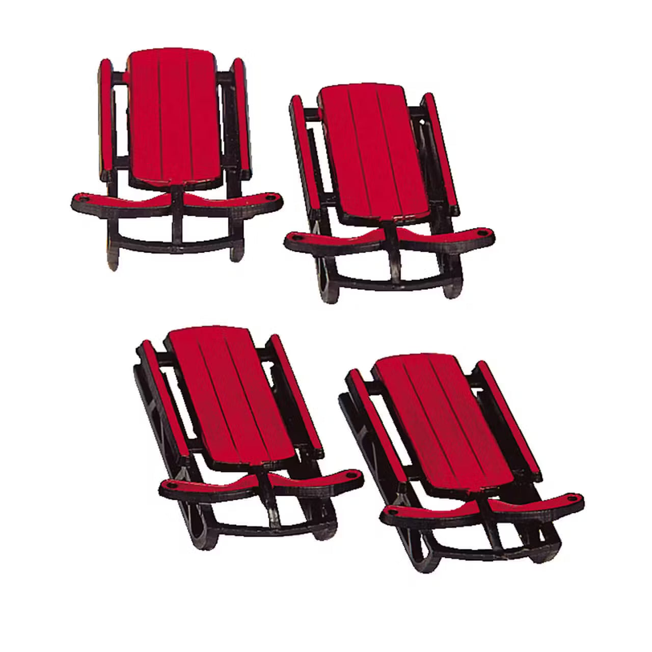 Sled, Set Of 4 34948