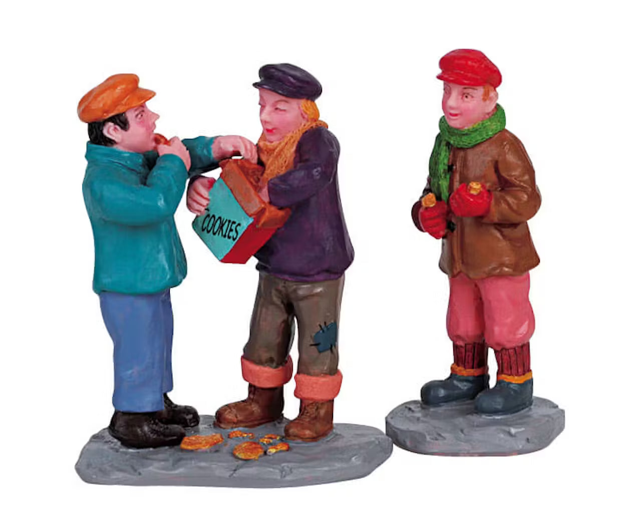 Kids Finishing Christmas Cookies