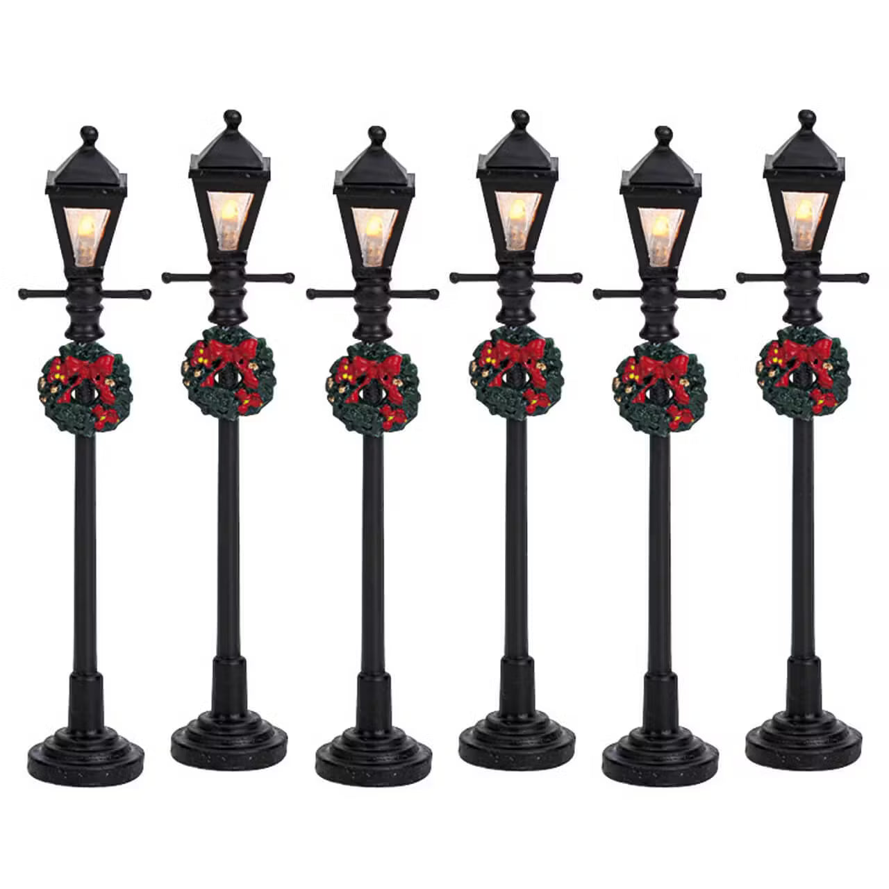 Gas Lantern Street Lamp, Set Of 6 64499