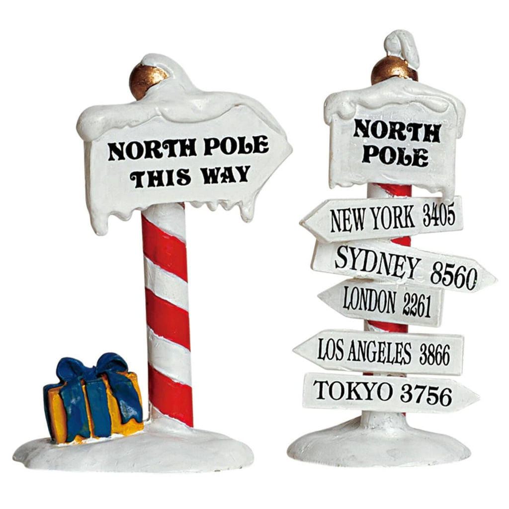 North Pole Signs, Set Of 2 64455
