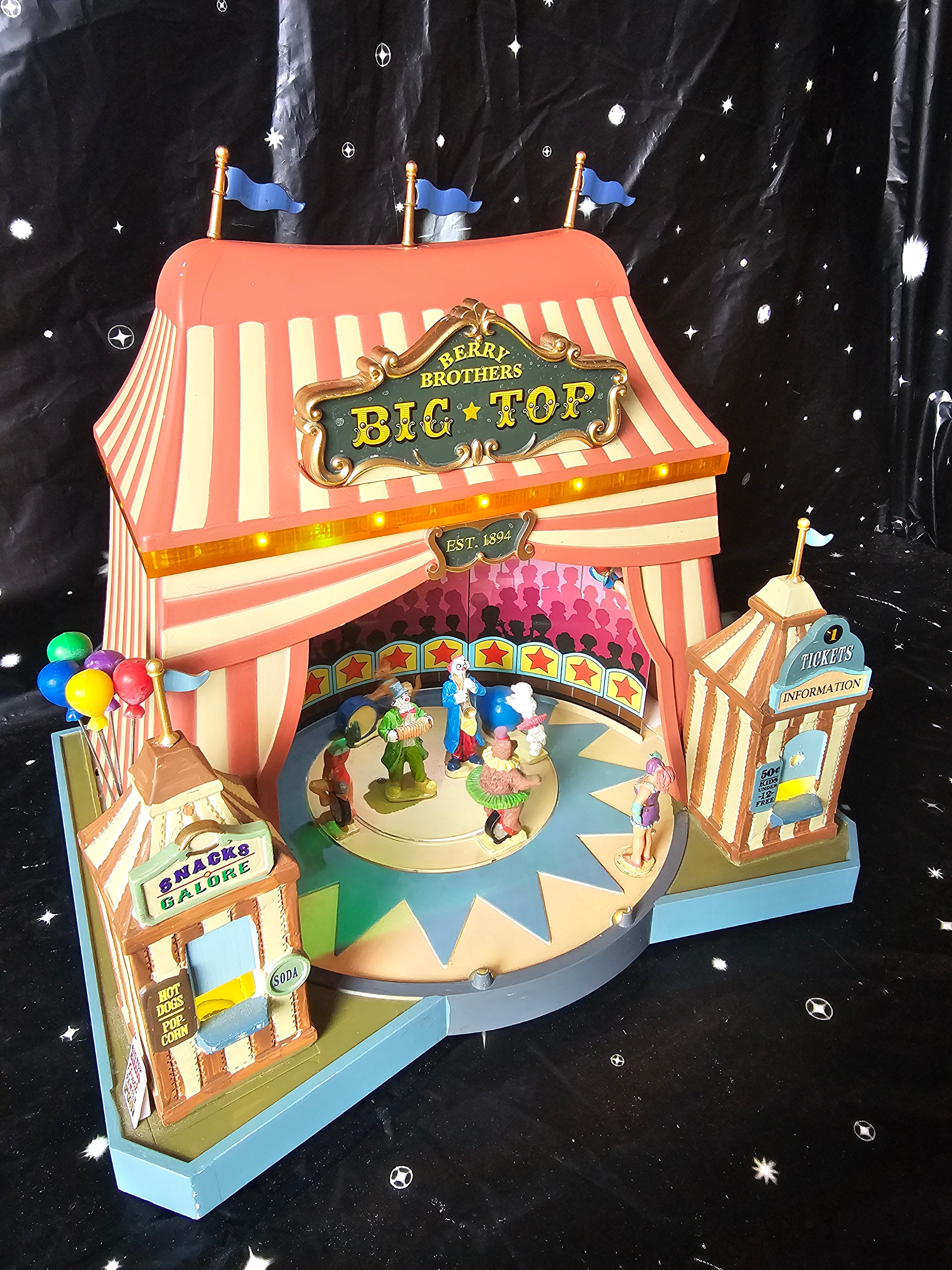 Lemax Carnival Berry Brothers Big Top | Zirkus Deko Mit Licht & Sound