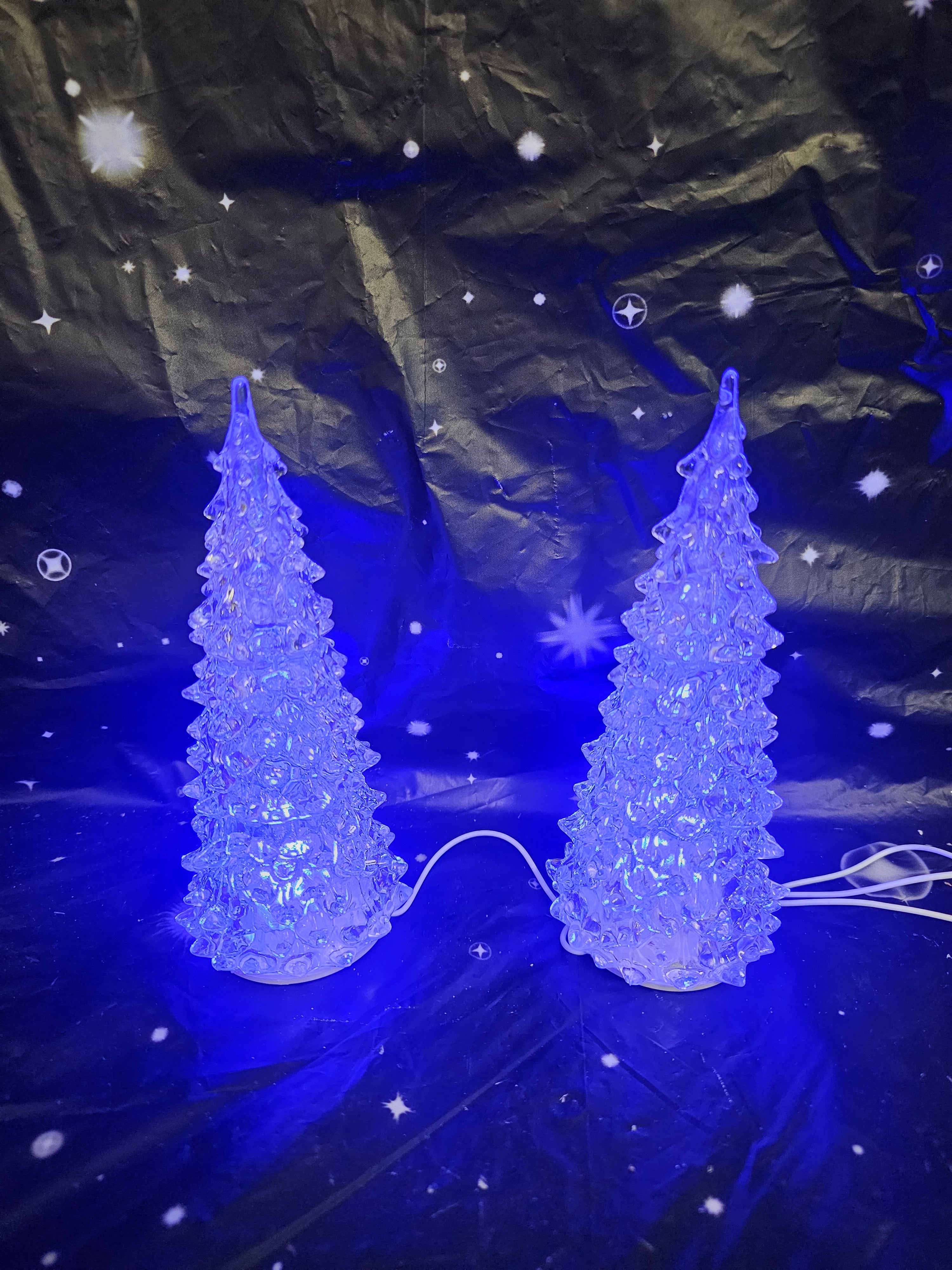 Crystal Lighted tree set 94517